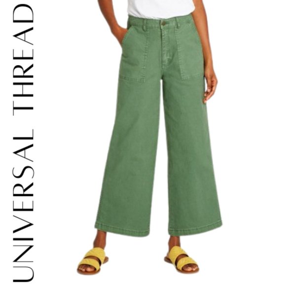 Universal Thread Pants - UNIVERSAL THREAD Wide Leg Crop Pants, 14, NWT!